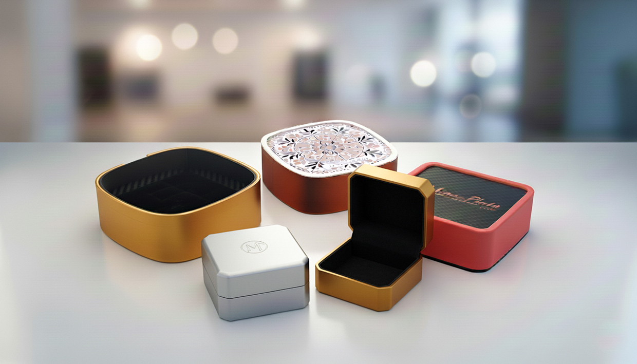 Conjunto de estuches para joyería