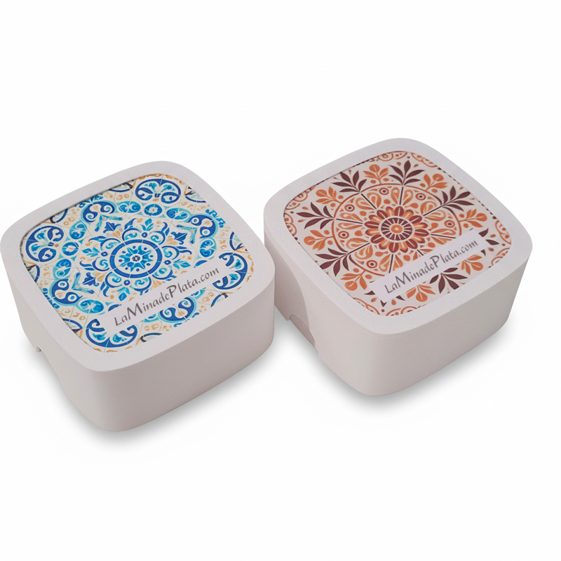 Caja con mosaico personalizable para joyería