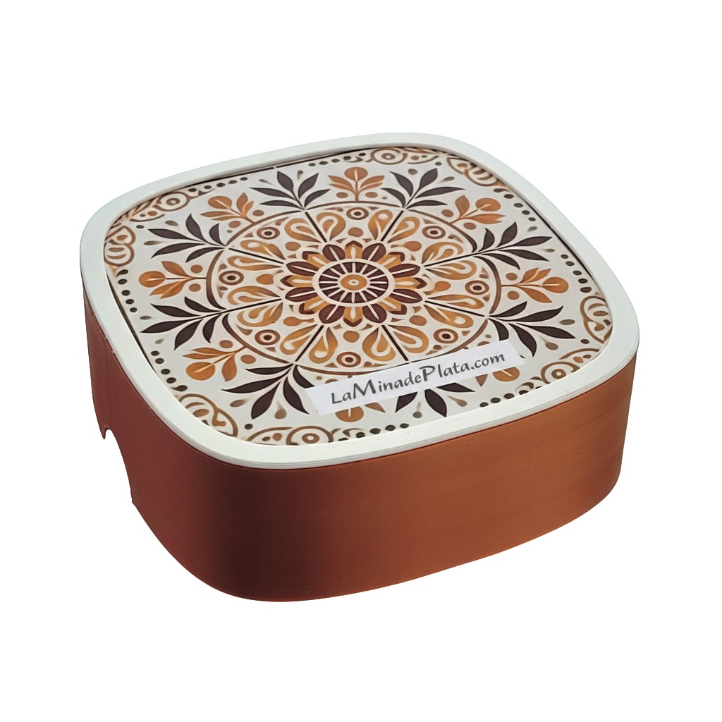 Tapa para caja de joyería con diseño y logotipo